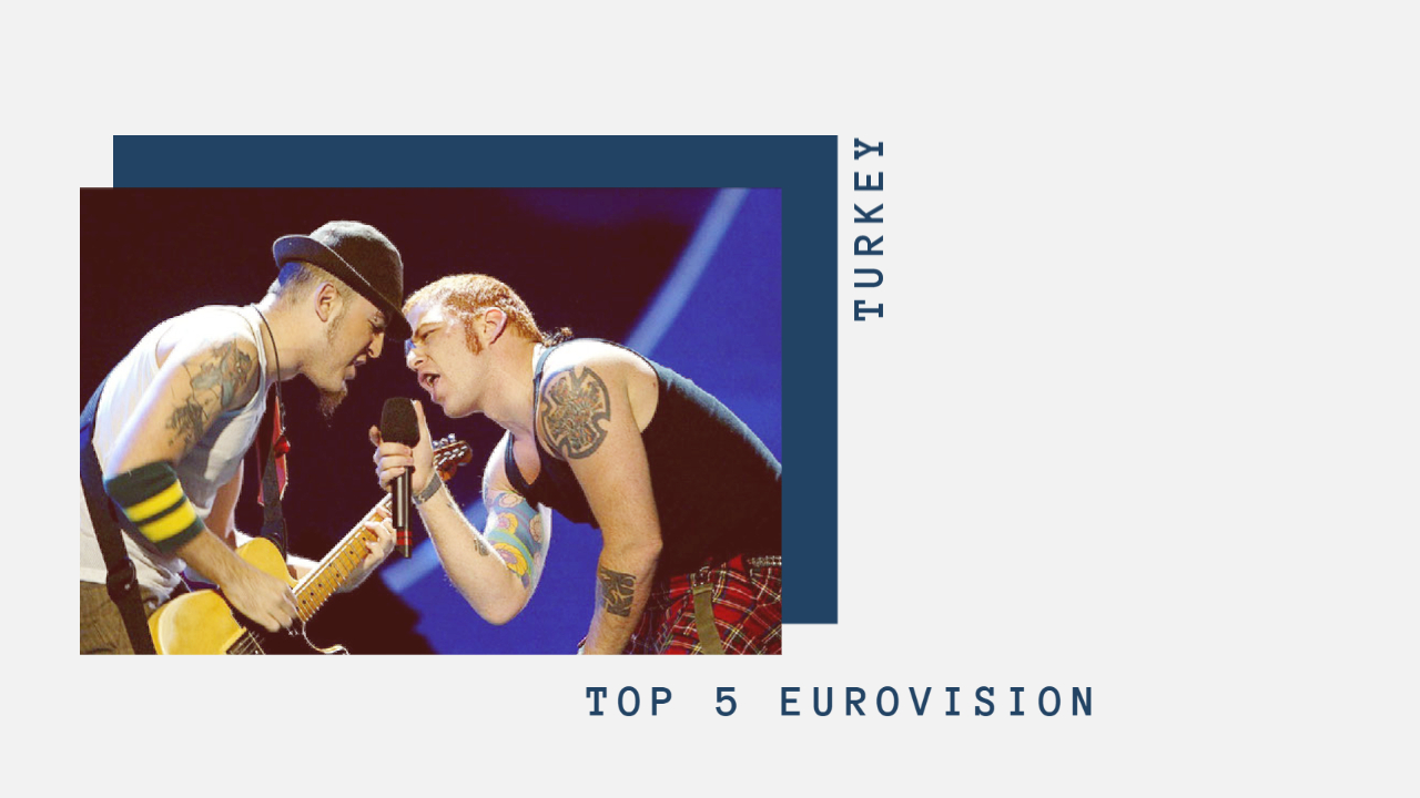 🇹🇷 Top 5 Eurovision Entries from Turkey Eurovision Union